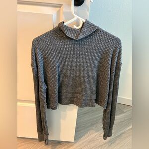 Free people waffle knit top